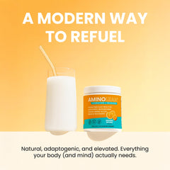 AminoLean sea minerals scoop highlighting electrolyte blend for hydration