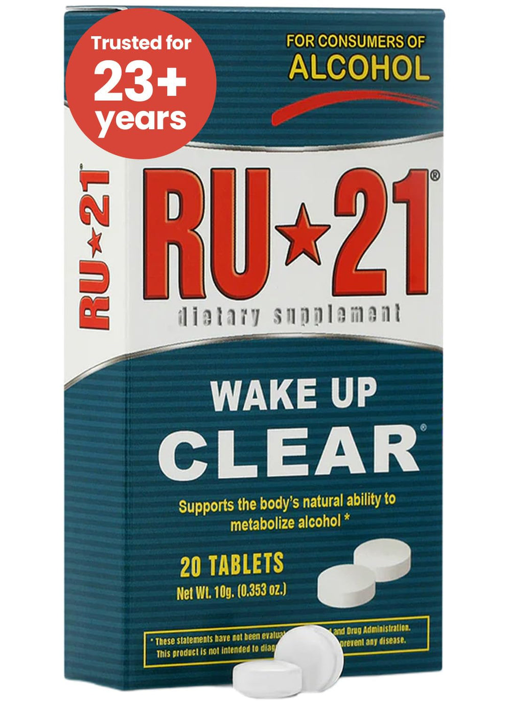 RU-21 botella dosis: guía para tomar y apoyar la recuperación matutina.