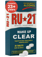 RU-21 botella dosis: guía para tomar y apoyar la recuperación matutina.