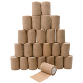 Ruby.Q 3 inch skin color bandage wrap roll for quick secure self adhesion