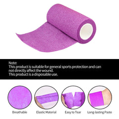 RUBY.Q soft nonwoven material bandage wrap provides breathable comfort