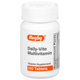 Rugby Daily-Vite bottle and label signaling a daily multivitamin for everyday wellness