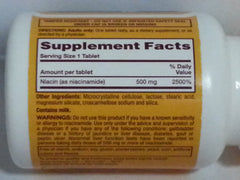 Rugby Niacinamide 500mg pack of tablets for easy daily supplementation
