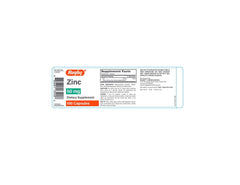 Rugby Zinc 50 mg capsules ready to take as part of daily routine