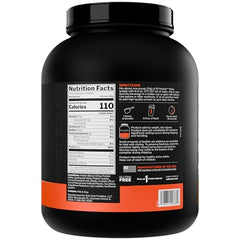 Rule 1 Protein Whey Isolate bottle back label highlighting clean macros