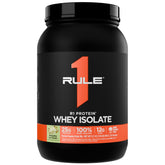 Rule 1 Proteins R1 Whey Isolate bottle in Pistachio Ice Cream flavor for pure protein
