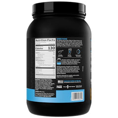 Rule 1 Proteins Whey Protein cafe mocha flavor in glass for post workout fuel