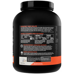 Rule 1 R1 Protein Whey Isolate vanilla creme shake in glass for recovery.
