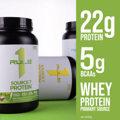 Rule 1 Source 7 Protein being mixed with water for a smooth shake