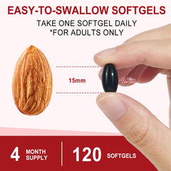 Rulviou Astaxanthin softgels capsules closeup for premium potency.