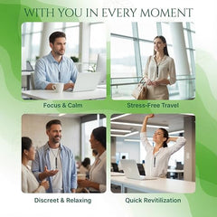 Runmecy travel-friendly breathing necklace fits anywhere for mindful breathing on the go.
