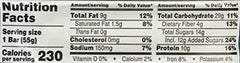 RXBAR Blueberry AM Bar closeup highlights chewy texture and blueberry flavor.