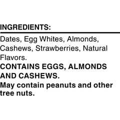 RXBAR Strawberry ingredients with dates and nuts visible