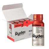 Ryde Energize Shot tropical front bottle, refreshing energy on the go