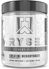RYSE Creatine Monohydrate unflavored scoop pour with steady energy for training