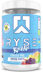 Ryse Loaded Pre Workout Kool-Aid Tropical Punch scoop elevates workout energy