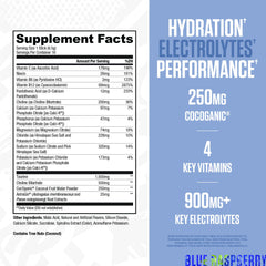 RYSE Up full-spectrum electrolytes bottle showing mineral blend for daily hydration.
