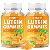 Saajoor lutein-zeaxanthin gummies package for eye health support.