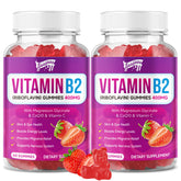 Saajoor riboflavin gummies bottle with strawberry flavor supports daily energy