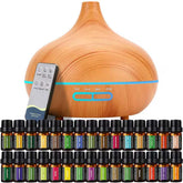 SACATR 550ml aroma diffuser with oils set for home fragrance