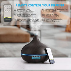 SACATR diffuser remote control lets you adjust mist and light from afar