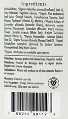 Sacred Earth Botanicals Lotion absorbed quickly, leaving a non-greasy finish for clients.