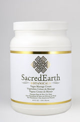Sacred Earth Botanicals unscented massage cream for a smooth full-body massage