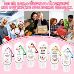 Sacubee berry scented sanitizer on a keychain for easy, fast access.