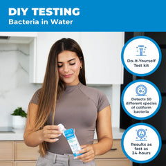 Safe Home Bacteria Water Test Kit included components ready for quick setup