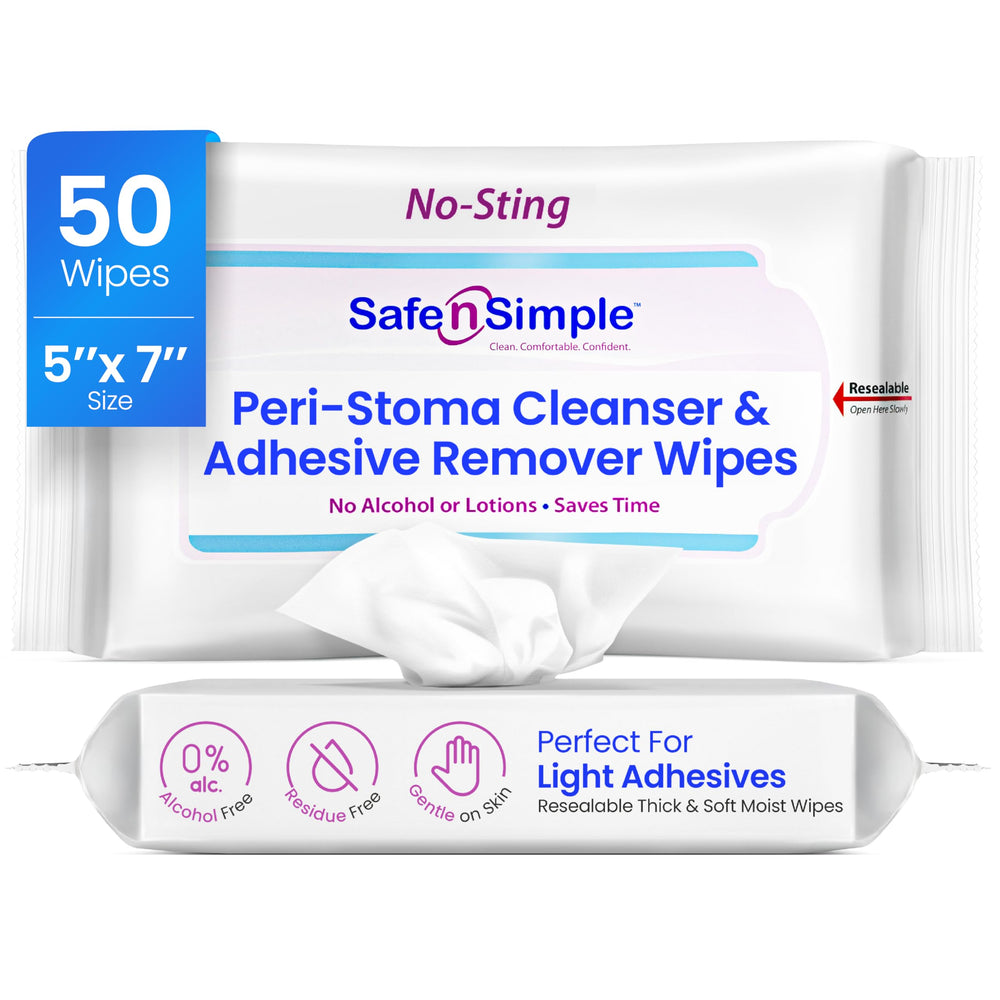 Safe n’ Simple packaging shown for resealable, travel-friendly storage