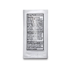 Safetec burn gel pouches dispensing for quick, clean application.