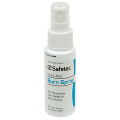 Safetec Burn Relief Spray 2 oz bottle for cooling minor burns