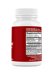 Safrel Acetyl L-Carnitine capsules closeup for easy daily use and focus