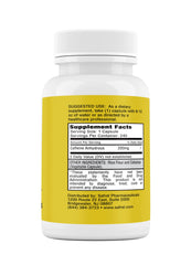 Safrel caffeine pills capsule close-up highlights strength and focus aid.