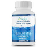 Safrel Sodium Chloride Tablets bottle ready for hydration during workouts.