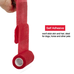 Sagafly wrist support bandage wrap secured on the wrist for stable movement