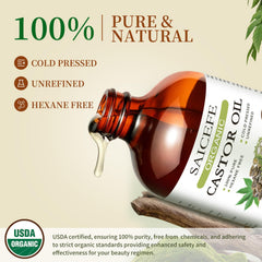 Saicefe castor oil patch square adheres securely for mess-free application anywhere.