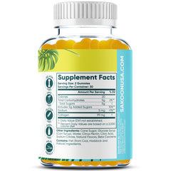 Sakoon Nutrition Collagen Gummies support hair growth and shine.