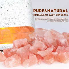 SALKING ambient amber glow lights softly to enhance relaxation.