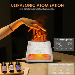 SALKING amber glow with flame-effect lighting for cozy evenings