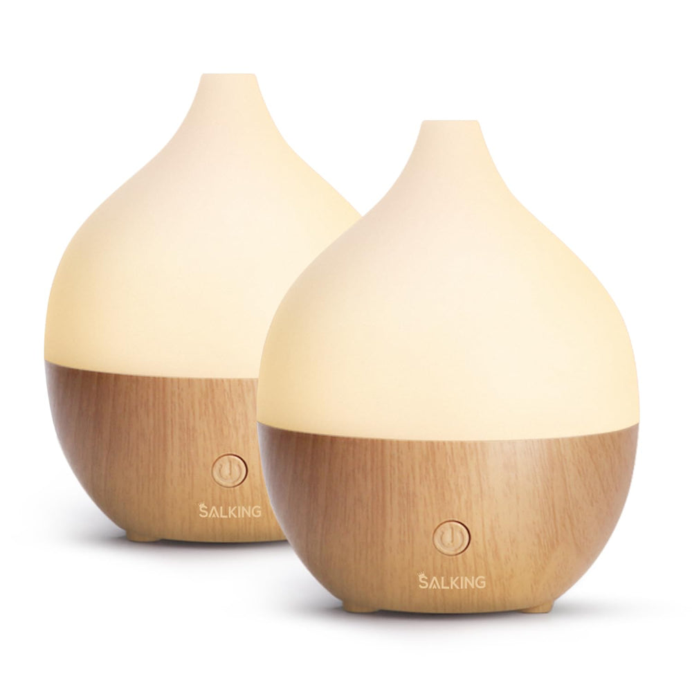 SALKING essential oil diffuser set of 2, compact and versatile for any space.