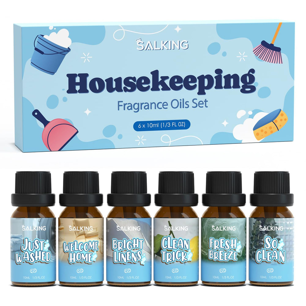SALKING Just Washed diffuser oil bottle refreshing space with a crisp scent