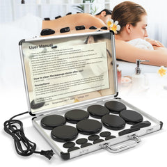 SalonDepot portable stone warmer case for travel-ready spa sessions.