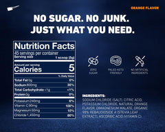 Saltivate high-sodium electrolytes ingredients panel highlights zero sugar and minerals