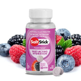 SaltStick Electrolyte FastChews mixed berry tablets for quick hydration during workouts