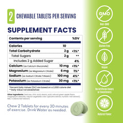 Chewing SaltStick Electrolyte FastChews demonstrates quick electrolyte intake during activity.