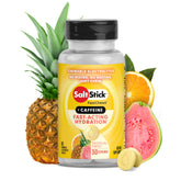 SaltStick FastChews Tropical Twist bottle for long-run hydration.