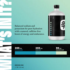 SALTT Hydrate bottle-dropper demonstrates precise dosing for convenient use.