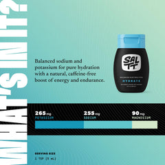 SALTT Hydrate dropper bottle for precise hydration dosing
