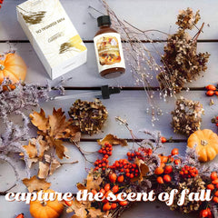 Salubrito DIY candle blend with autumn wreath oil for rich ambience.